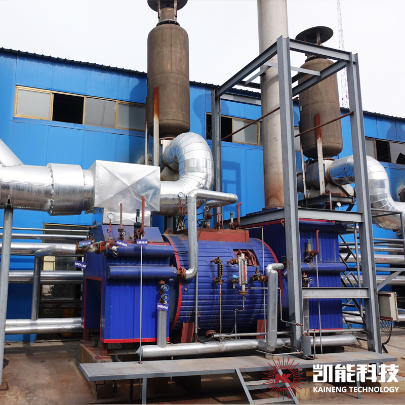 沼氣機組余熱鍋爐項目現場