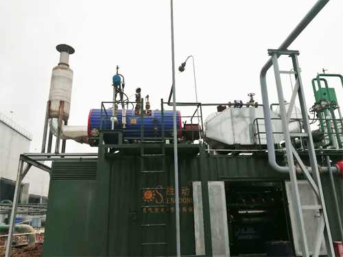 發電機組余熱鍋爐項目現場