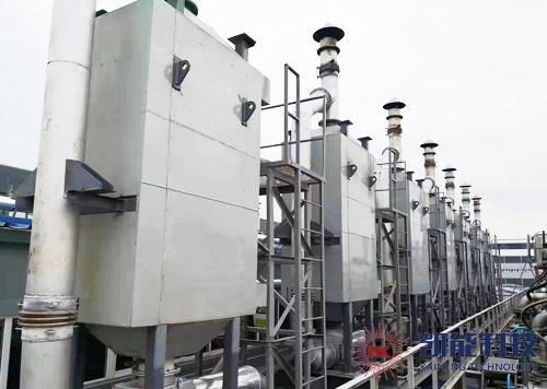 俄羅斯燃氣發電機組余熱系統項目現場