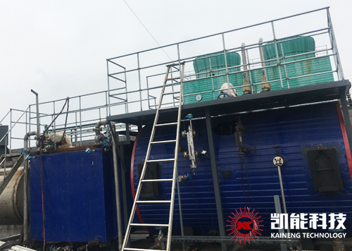 沼氣機(jī)組余熱利用項目現(xiàn)場