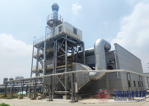 沼氣發電機組余熱利用項目現場
