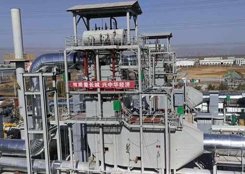 內燃機余熱脫硝一體化項目現場