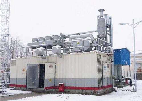 江蘇寶應協鑫沼氣發電項目600KW發電機組余熱利用設備投產運行